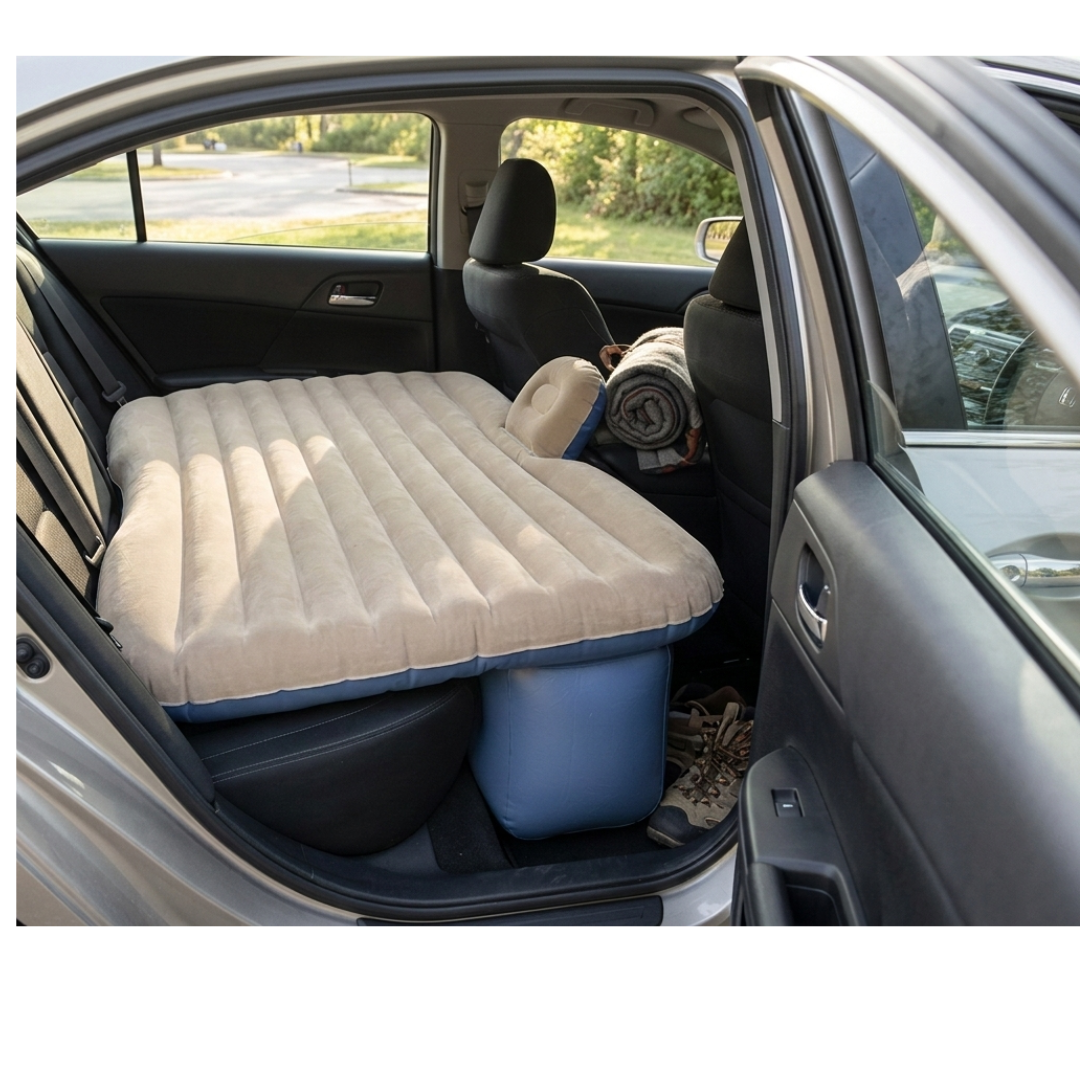 Portable Inflatable Car Mattress Bed for SUV and Rear Seat Area