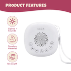 Portable White Noise Machine – 20 Sound Modes, USB-C Rechargeable