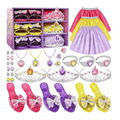 Princess Dress Up: Heels, Tiaras, Skirts, Jewelry, Case, 3–7 Years