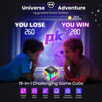 Rechargeable Handheld Cube, 15 Brain & Memory Games with Score Screen