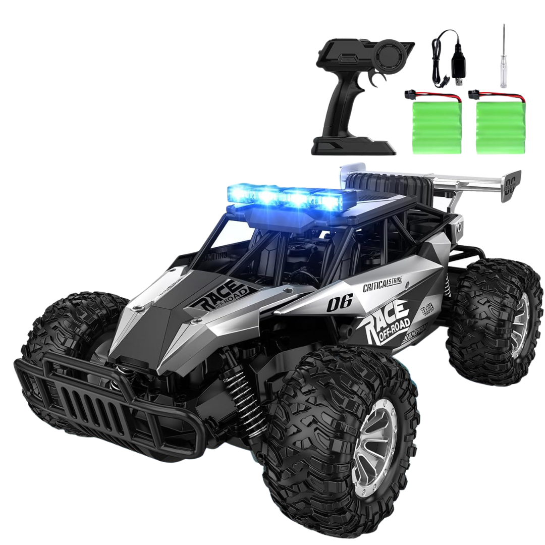 Remote Control Car for Kids and Adults with LED Lights and Battery