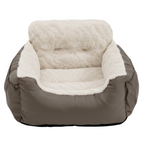 Small Pet Car Seat Booster for Front and Rear Seats 25 lb Capacity