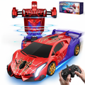 Spider Transform RC Car with Lights and 360° Rotations for Kids