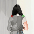 Stretchy Baby Wrap Carrier Ergonomic Fabric, M Position Support
