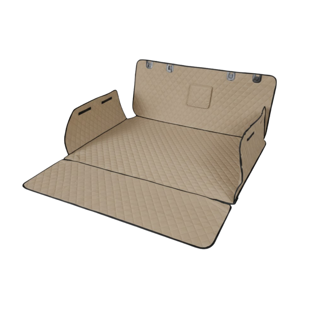 SUV Car Cargo Liner Rear Trunk Pet Cover with Bumper Flap Mat