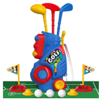Toddler Golf Club Set with Practice Mat, Rolling Cart, and 6 Balls