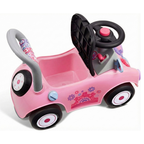 Toddler Ride-On Car with Push Walker, Ride Mode, and Activity Panel
