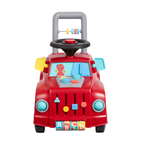 Toddler Ride-On Car with Push Walker, Ride Mode, and Activity Panel