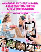 Touchscreen Kids Phone with Dual Cameras, 12 Apps & 8GB SD Card