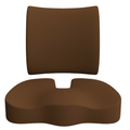 Two-Piece Non-Slip Seat Cushion Set for Car Seats, Removable Cover