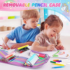 Unicorn Art Kit with Scented Pens, Pencil Case & 48 Drawing Tools
