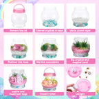 Unicorn Terrarium Craft Lights, Sand, Stickers, Castle & Moss Decor