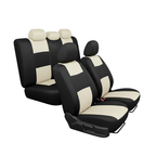 Universal Car Seat Cover Set for Front and Rear Split Bench Seats