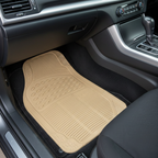 Universal Fit 4-Piece All-Weather Rubber Floor Mats, Front & Rear