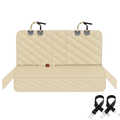 Universal Rear Bench Seat Cover for Dogs, 600D Polyester, 53x47in