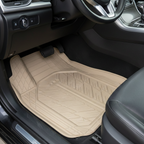 Universal Trim-to-Fit Deep Rubber Car Floor Mats Set, 3-Piece