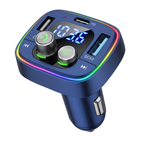 USB-C Bluetooth 5.4 FM Transmitter Car Adapter with 48W Charge