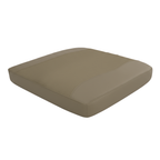 Vehicle Seat Cushion Pad, 18x17x2.5 in, Square-Profile, PU/4D Mesh