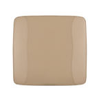 Vehicle Seat Cushion Pad, 18x17x2.5 in, Square-Profile, PU/4D Mesh