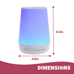 White Noise Machine 34 Sounds, App Control, Night Light, Wake-Up Timer