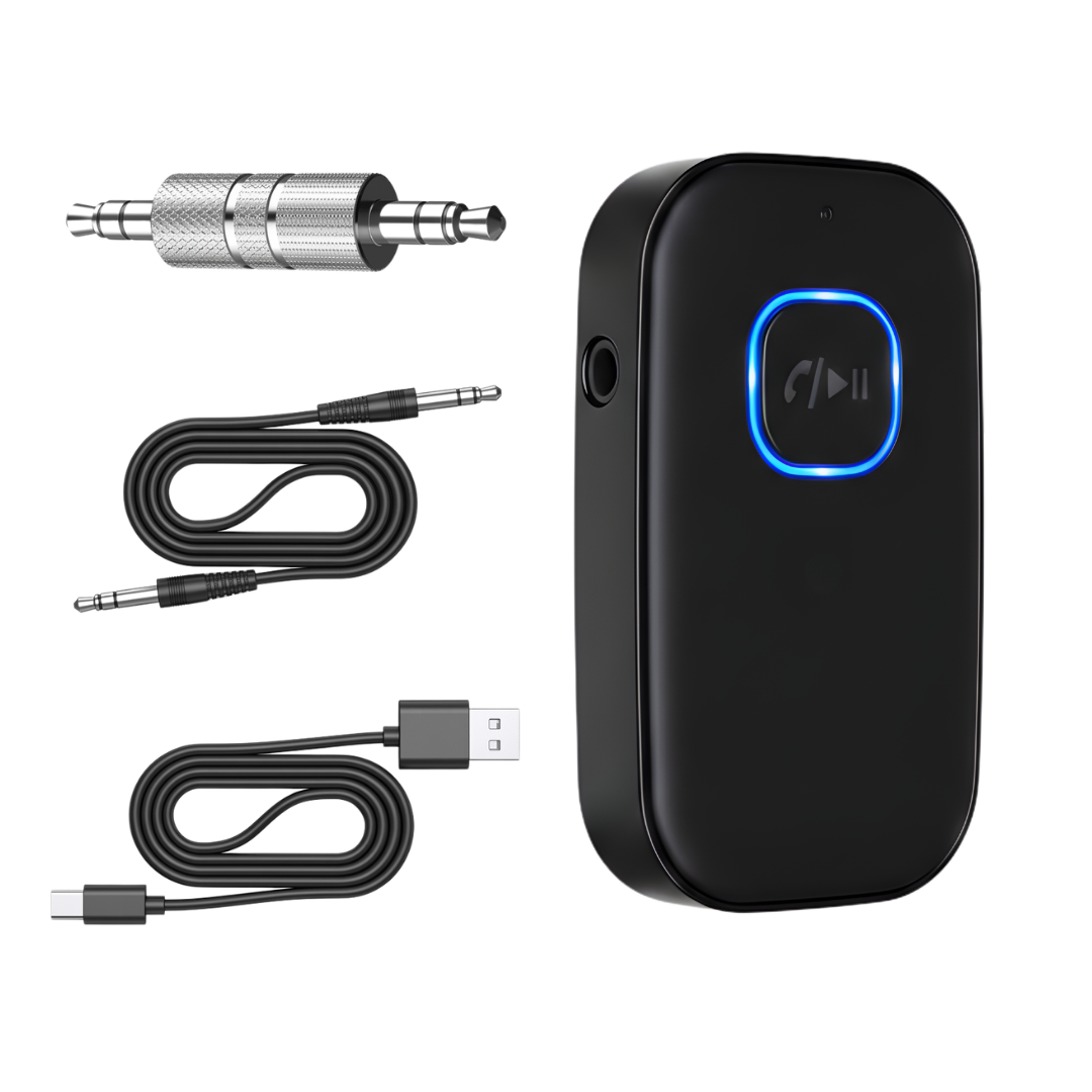 Wireless AUX Bluetooth Receiver for Car Stereo and Audio Systems