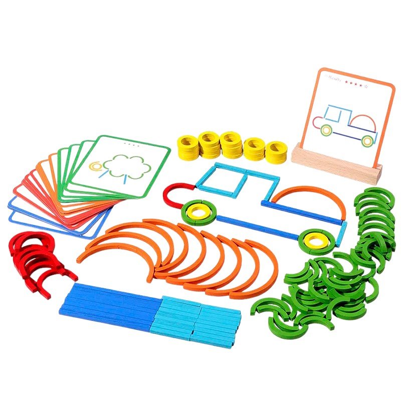 Wooden Educational Puzzle Game for Kids, Interactive Learning Toy