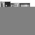 Wooden Kids Kitchen with LED, Microwave, Fridge, Accessories and Oven